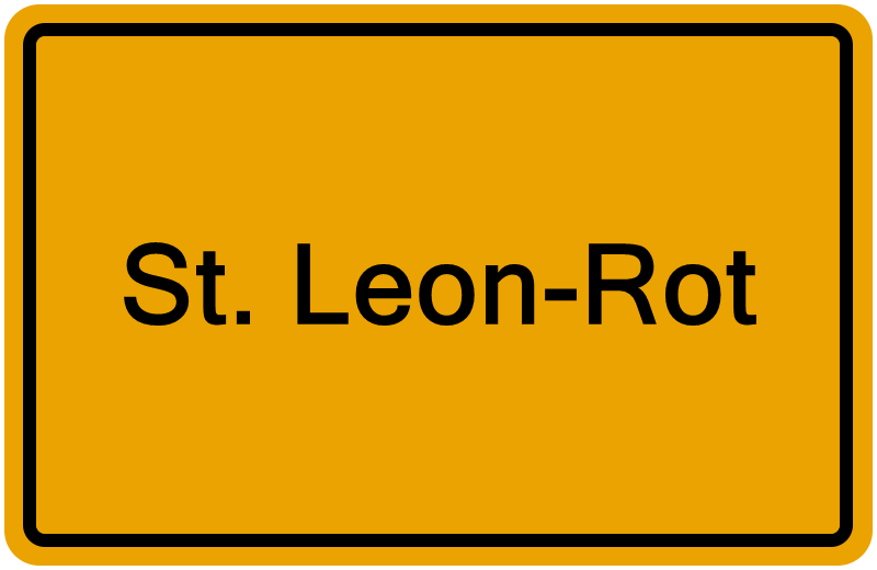 Handelsregisterauszug St. Leon-Rot